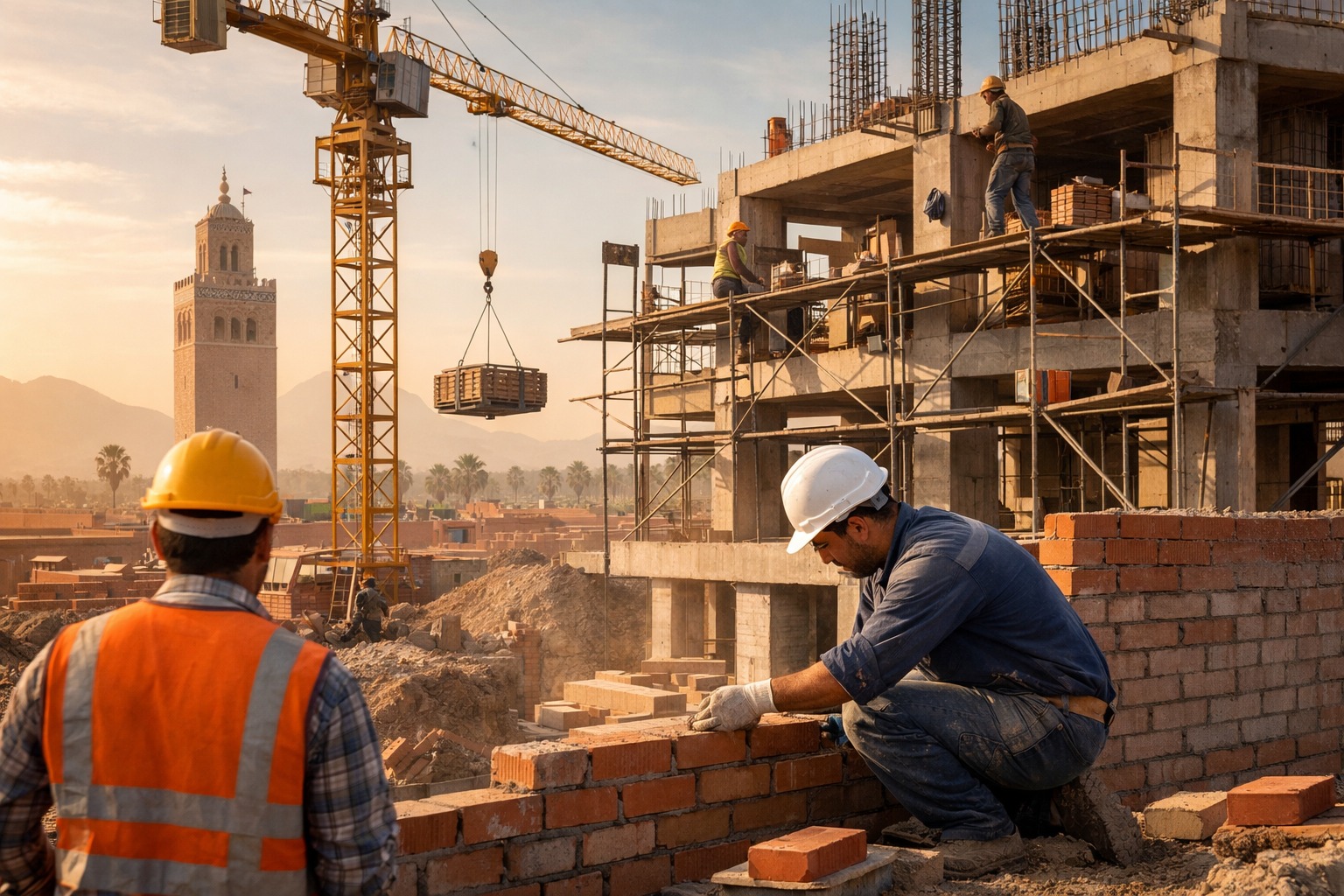 Contact entreprise de construction à Marrakech - Maroc